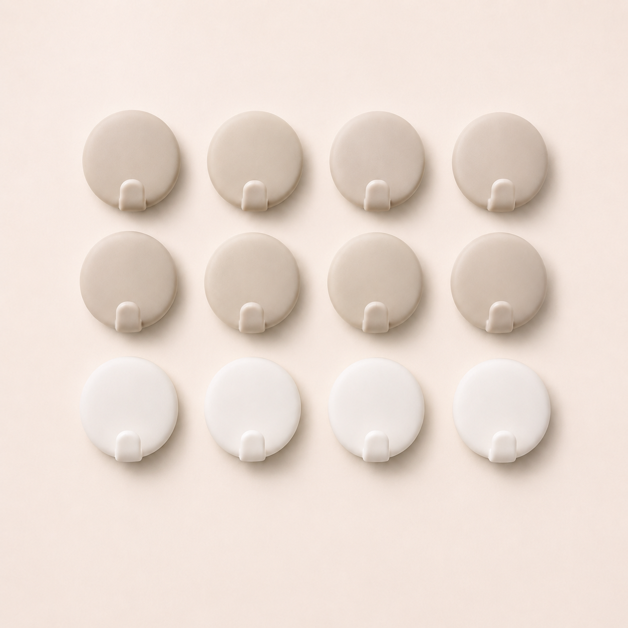 Self-Adhesive Round Wall Hooks