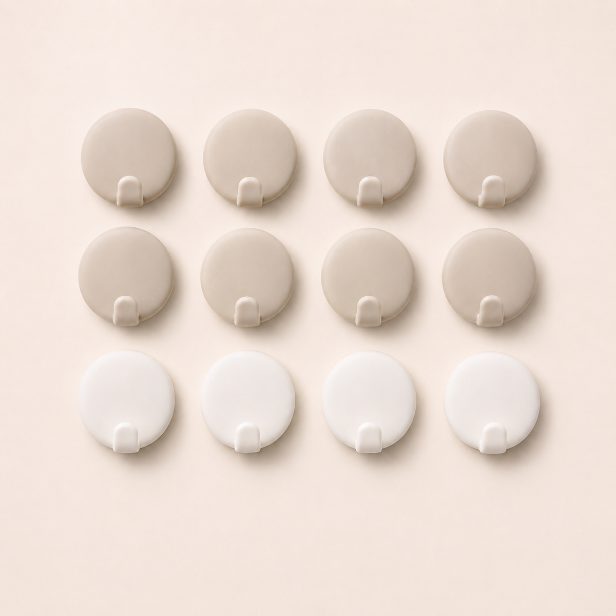 Self-Adhesive Round Wall Hooks