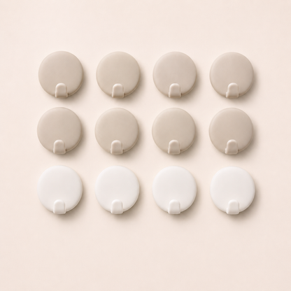 Self-Adhesive Round Wall Hooks
