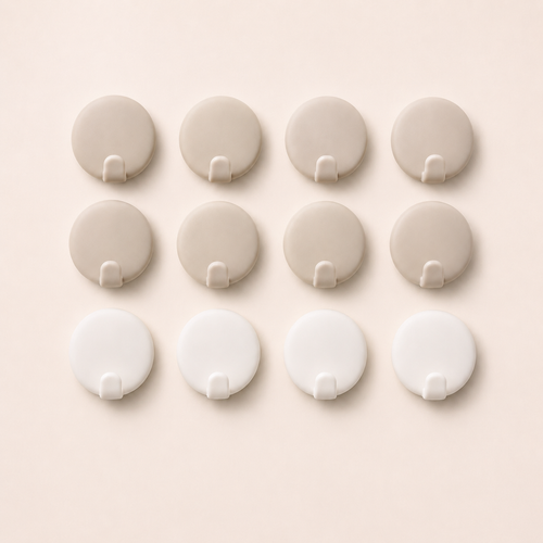 Self-Adhesive Round Wall Hooks