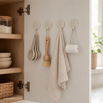 Self-Adhesive Round Wall Hooks