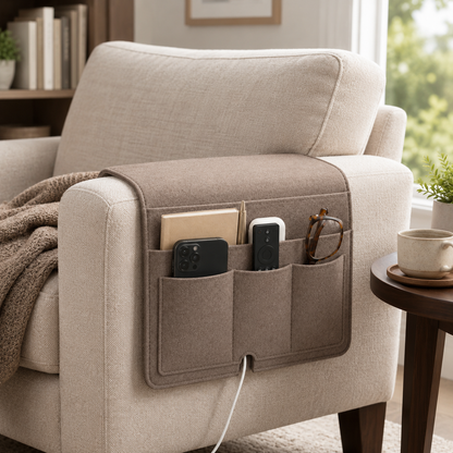 Felt Sofa Armrest Organizer