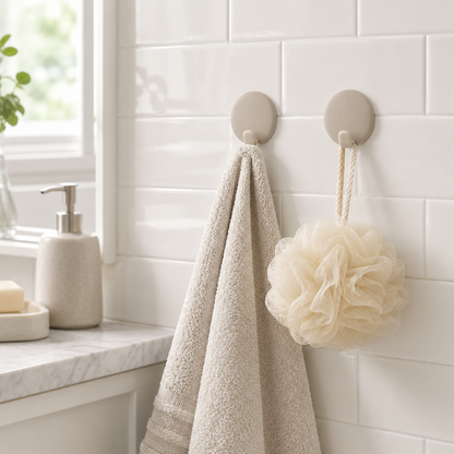 Self-Adhesive Round Wall Hooks