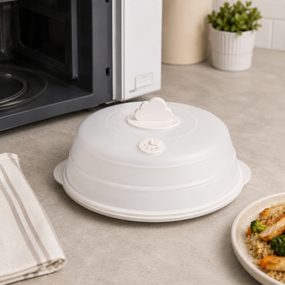 Microwave Food Cover with Steam Vent
