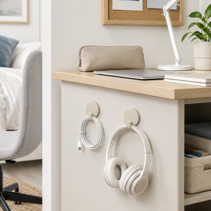 Self-Adhesive Round Wall Hooks